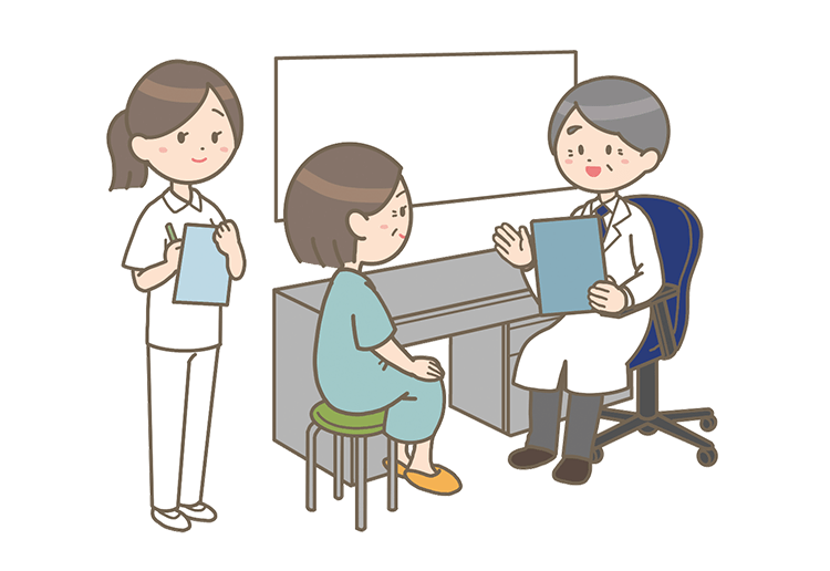 健康診断のイメージイラスト